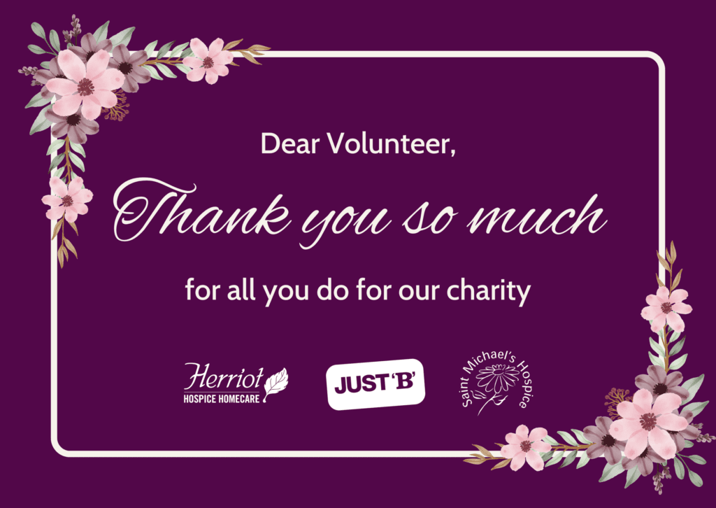 Volunteers Week: A special thank you - Herriot Hospice