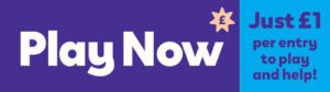 Play now! Just 1 pound per entry to play and help!